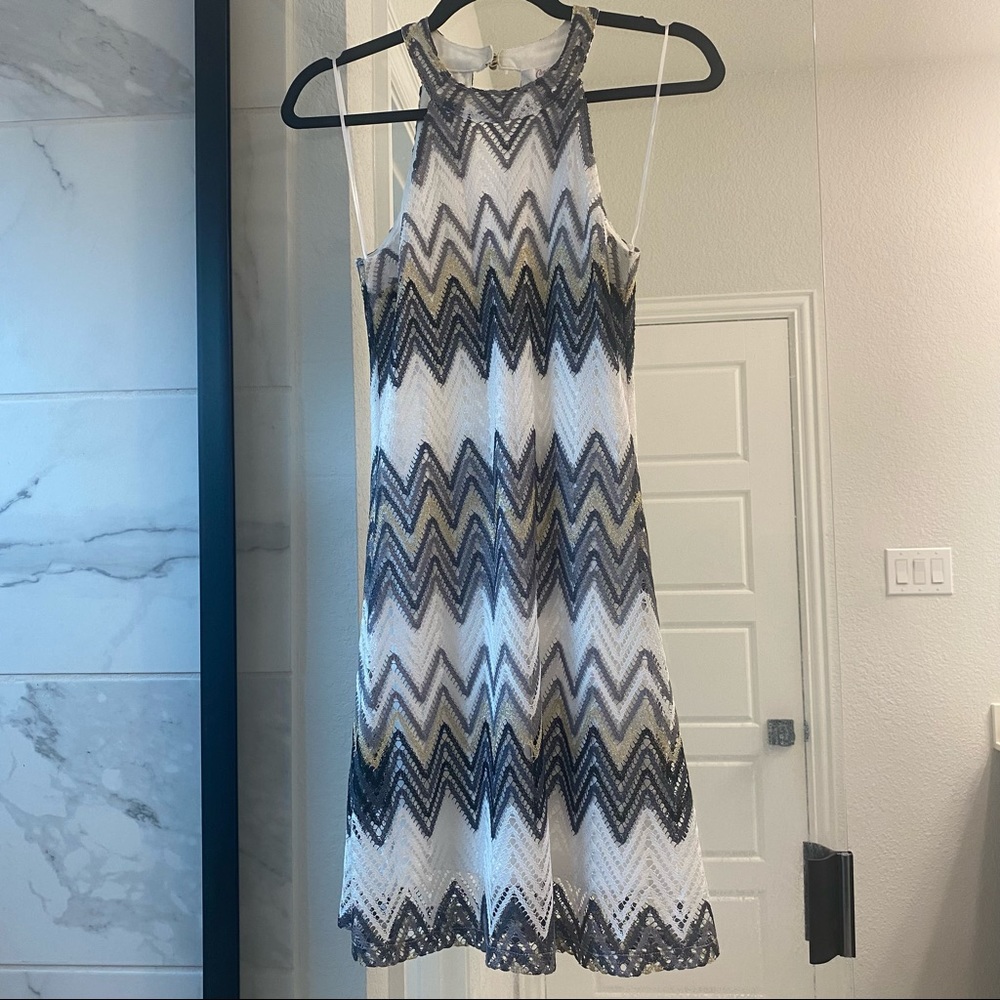 Candies brand - A-line Chevron knee length Dress